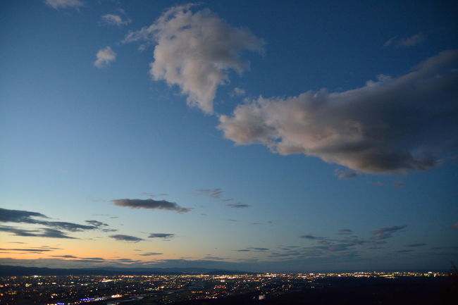 雲がダイナミック。
