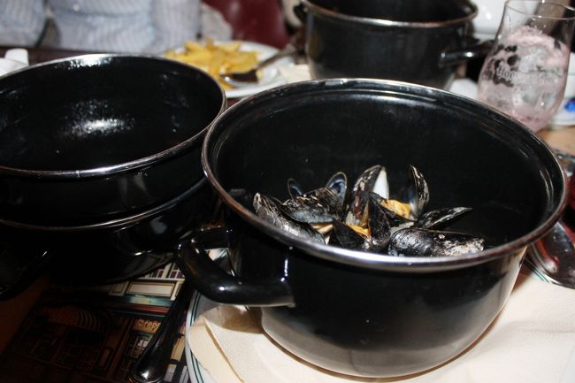 ベルギー、ムール貝の料理