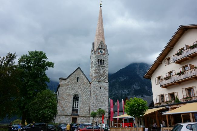 ハルシュタットのシンボルの教会。