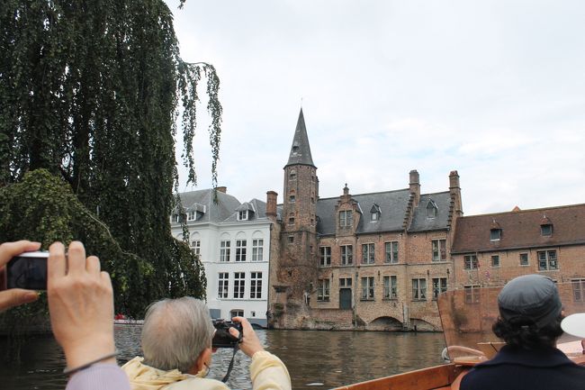 ベルギー、世界遺産の街ブルージュ、運河クルーズ