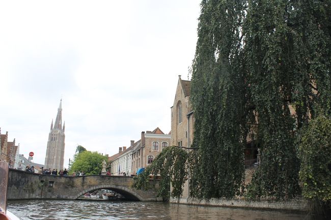 ベルギー、世界遺産の街ブルージュ、運河クルーズ