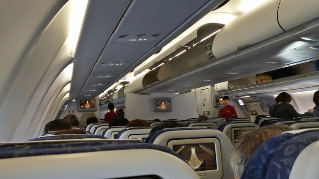 機内はこんな感じ！<br />ただエンターテイメントが最悪！<br />CAさんもごく普通！ただ腕組んでる人が<br />いました！わら<br />やはりホスピタリティーを望むなら日系ですね！