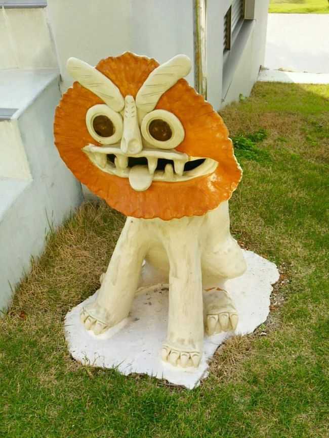 ・・・？ライオンシーサー？<br />