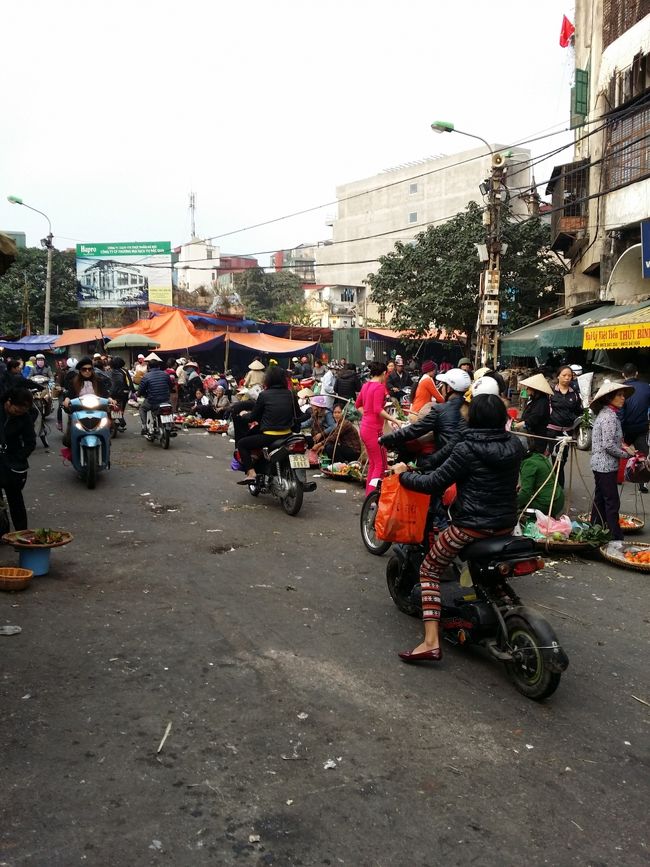 ドンスアン市場の裏は結構汚なかったです！