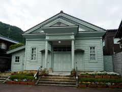 旧生野警察署．
1887(M19)年建造，木造平屋建，疑洋風建築物，正面車寄付．