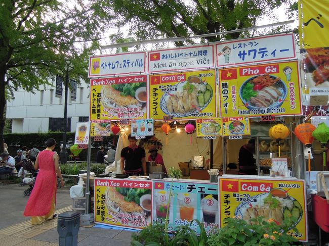 大きな写真付きメニュー、なんだかどれも美味しそうでないですか！？<br /><br />ベトナム旅行で食べたお食事、甘酢のような甘酢じゃない、塩味のような塩味じゃない、全般に薄味のお料理だったと思うけど、<br />さて、ここで食べるベトナム料理はどうかしら？