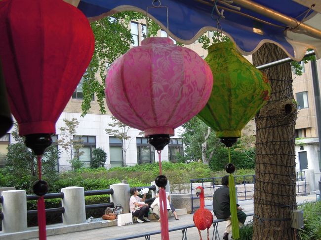 お店のテントにも、