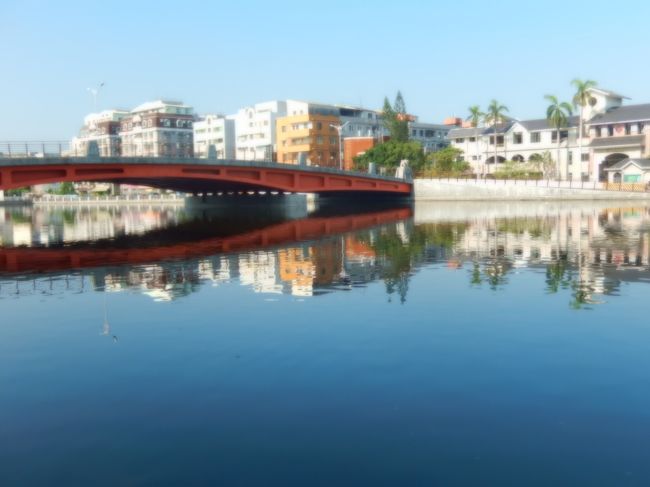 昼間の台南運河