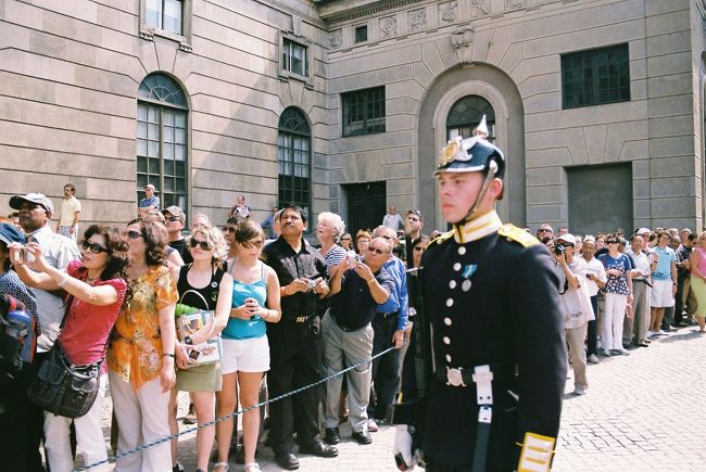 王宮の交代式でイケメン発見!!