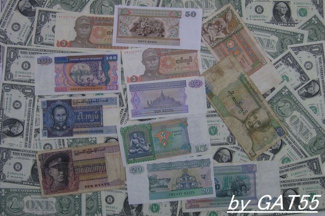 通貨チャット。<br />自国通貨に信用がないので基本バーツ払いでお釣りもバーツで戻って来ます。