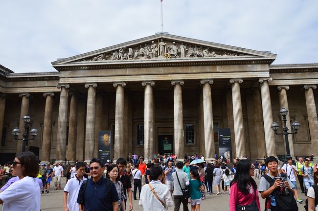 次はさらに北上して大英博物館。これも以前見たけど、入場料無料だしもう一度寄ってみる。