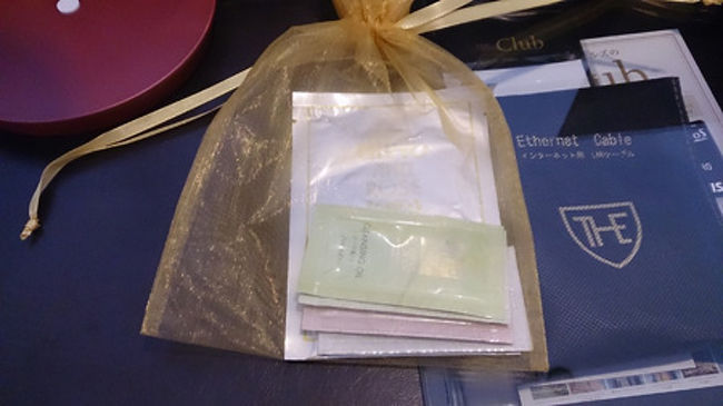 こちら、資生堂のアメニティ。ｼｰﾄﾏｽｸまでありました。