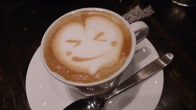 最後にカプチーノ。<br />可愛いハートに思わずにんまり。<br />あああ…おいしかったですし…すぐまた行きたくなる感じですよね。<br /><br /><br />というわけで食べつくしの名古屋ステイでした！！！！