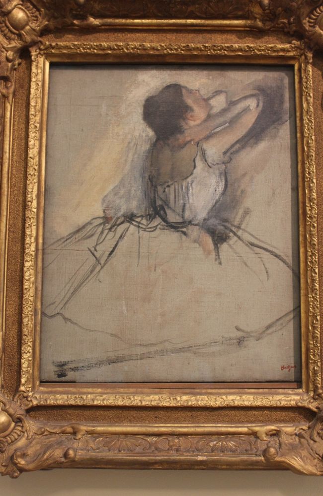 ドガの踊り子1874年<br />私はドガの作品が好きなのでオルセー所蔵の作品にはうっとりです。