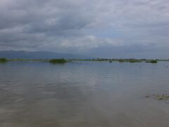 ８時半頃
インレー湖　通過中