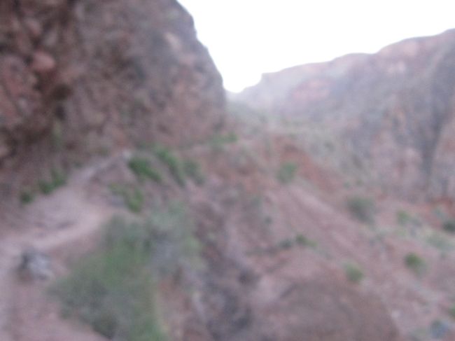 1時間ほど歩くと、これから長い登り道に入ります。