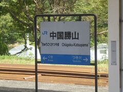 途中の中国勝山にも古い街並みがあるとのことですが、
次の電車は17:44で3時間以上列車がないので、ここで降りてしまうと津山が
廻れなくなるので、時間的に断念です。
