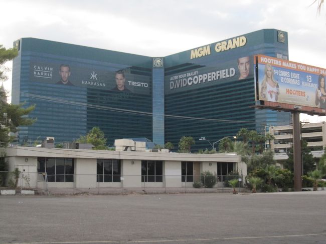 よくボクシングの世界戦が開催されるＭＧＭグランドです。