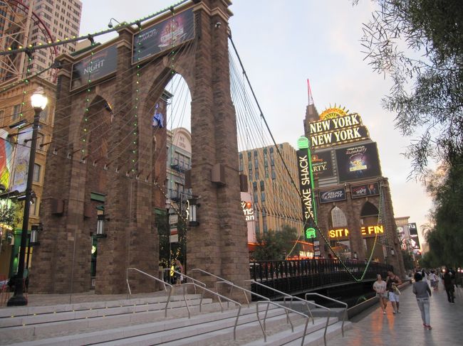 その後ラスベガスブルーバードを散歩します。