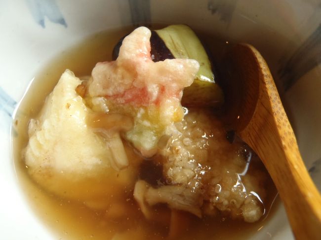 魚やおなす、豆腐にキノコ入りのあんがよくあってます。