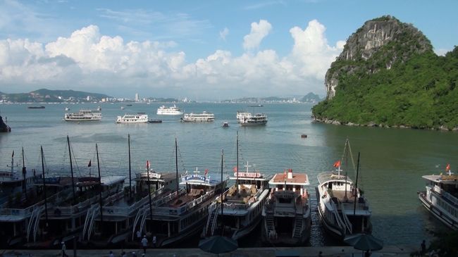 鍾乳洞帰り際のベストショット撮影場所らしい。