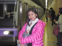 ０９：２３

これから、名古屋市営地下鉄に初乗車、
楽しい・タノシイ日本滞在が始まります。