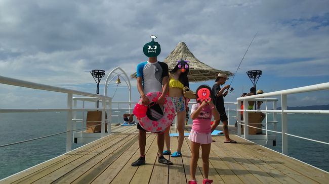 桟橋でパチリ☆<br /><br />桟橋の周りは岩が多いので魚が沢山いました！