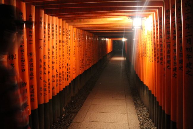 千本鳥居だったかな？有名な場所ですww