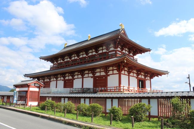 平城宮。天皇が奈良時代住んでた都ですね。<br />とにかくここはやたら広いです。<br />なんか外国に見栄を張って作ったとかww
