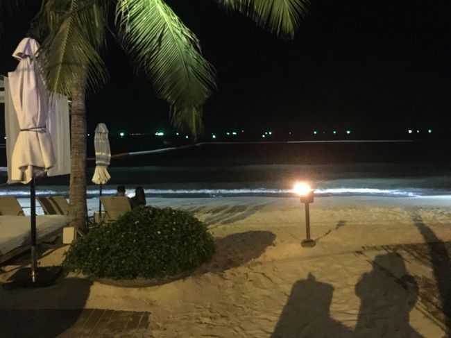 海はPattaya中心部よりは綺麗かな