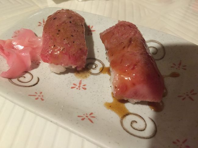 居酒屋 ひとし 本店   <br /><br /><br />石垣牛の握り