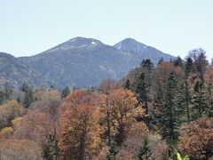 燧ケ岳。初冠雪。東北地方で１番高い。