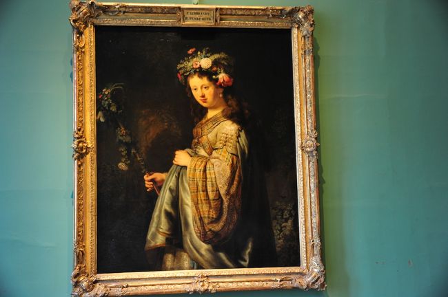 レンブランドの作品　フローラ1634年の作品<br />