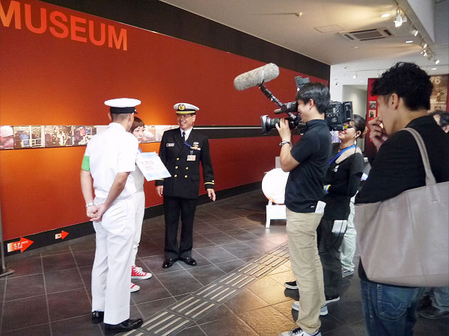 入口から入ると、テレビカメラで撮影していました。<br /><br />