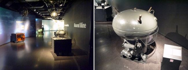 機雷の種類と技術。<br />音で反応するもの。<br />電波で反応するもの。色々の種類の説明が有りました。<br /><br />