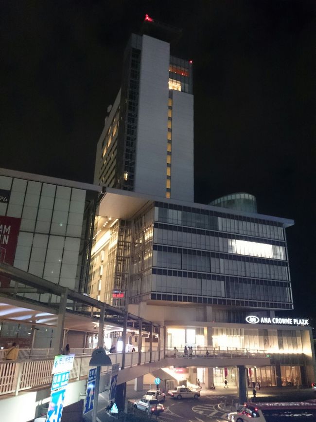 再び東西連絡通路を利用して西口側に戻ってきました。<br />（20：17）