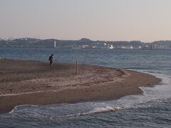 猿島はビートで海水浴が楽しめるということで、夏場は大人気。