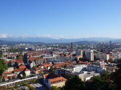 リュブリャナ城からの街の眺め