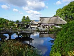 まずは，昨日タイムオーバーで行けなかった「土淵」と「山口」の集落へ

この『たかむろ水光園』は温泉（沸かし湯）に入れて宿泊もできるそう

わたしは庭と古民家を見学

朝一で誰も居ません