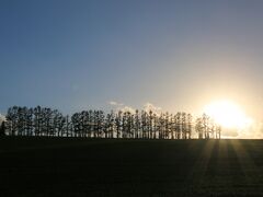 こちらは「マイルドセブンの丘」

運よく夕日が見られそうなので、16時過ぎからスタンバイ