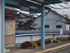 　西春江駅です。
　お客さん増えてきて、あちこち動けません。(笑)