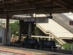 JR琵琶湖線石山駅のホームにて♪