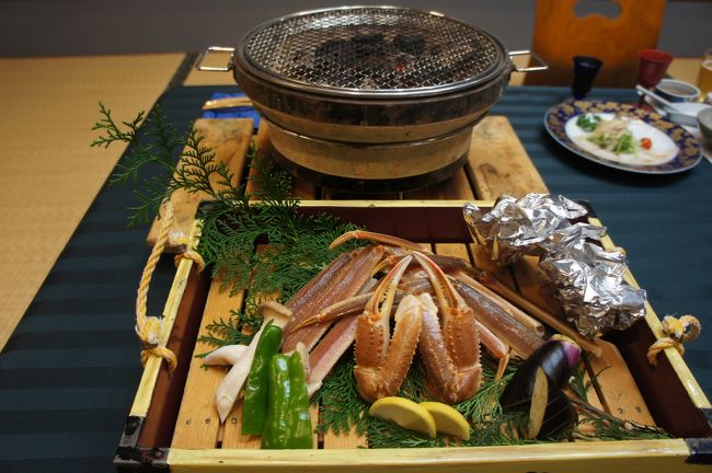 続いて、焼きガニです！<br />さらっと焼いていただきました。
