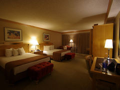 部屋はサンフランシスコのホテルの倍はあろうかという広さ。