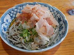 九頭竜の道の駅で頂きました。おろしそば500円。