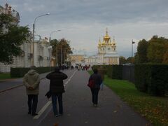 夏の宮殿に着きました。サンクト・ペテルブルクの西の海岸にあります。