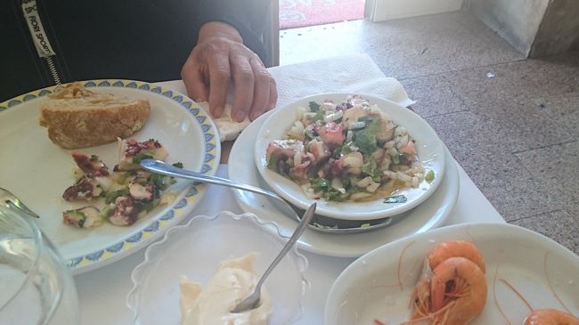 タコの料理も注文した。<br />タコがやわらかくおいしかた。