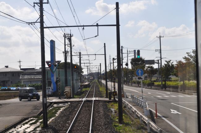 　ほぼまっすぐ西へ向かいます。