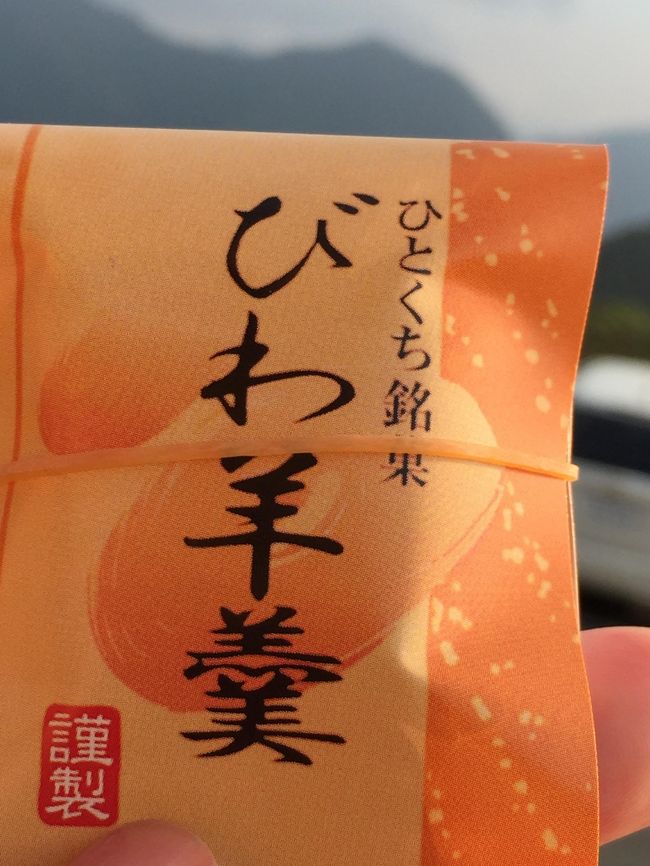 これは恋人岬で売っていた羊羹<br /><br />本日の行程<br /><br />7:45 滝野川IC: 板橋ジャンクションから新宿までは渋滞<br />↓<br />大橋ジャンクション<br />↓<br />東名入り口: 8:35<br />↓<br />東名沼津<br />↓<br />伊豆中央道<br />↓<br />韮山峠I.C〜天城高原は伊豆スカイライン<br />↓<br />稲取 12:15<br />↓<br />下田公園　12:55<br />↓<br />恋人岬　15:15<br />↓<br />長泉沼津IC 17:55 沼津市内で渋滞&amp;迷子で新東名へ<br />↓<br />御殿場ジャンクションで東名に合流<br />↓<br />足柄サービスエリア 18:15<br />↓<br />帰宅 20:15 <br /><br />海老名サービスエリアまでは渋滞<br /><br />この時期の週末はどの高速道路も混雑しますね。<br />