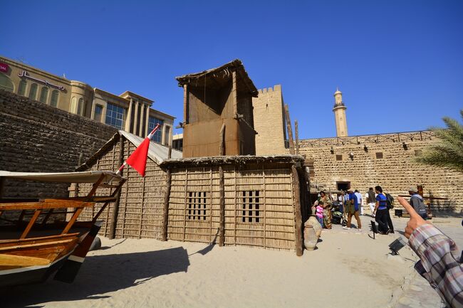 昔の家屋を再現したもの。<br />暑いドバイでの風通しが工夫されていた。